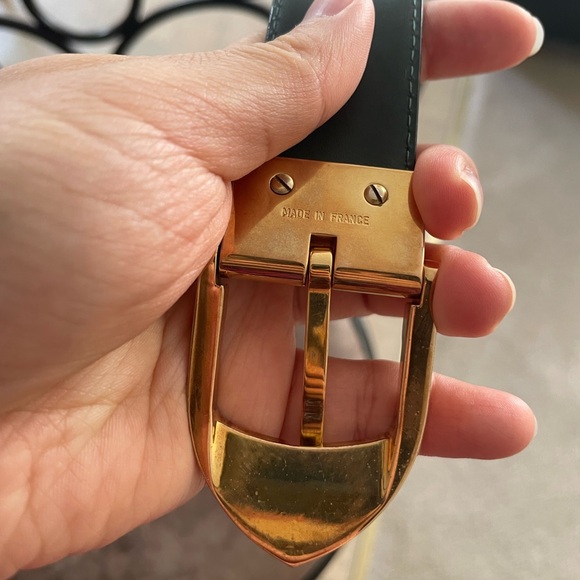 Louis Vuitton Green Taiga Belt (110cm/44in) - Picture 3 of 5